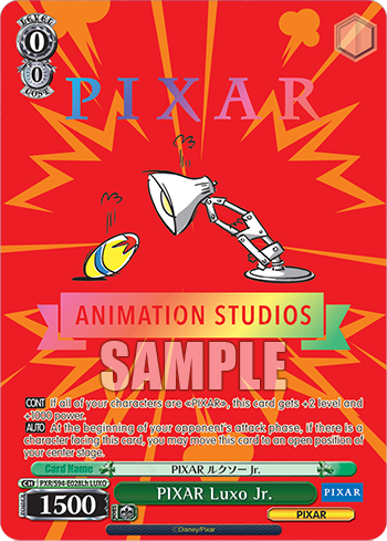 Pixar All Star Weiss Schwarz booster pakke